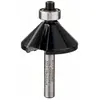 Image de Bosch Professional Zubehör, Tête de fraisage, Fraises à chanfreiner/affleurer. 1/4. D1 35 mm. B 13 mm. L 14.