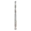 Image de Bosch Professional Zubehör, Foret, Mèches hélicoïdales à bois à queue six pans de 1/4 de pouce, 6 x 63 x 106 mm (6 mm)