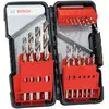 Image de Bosch Professional Zubehör, Foret, PRO Metal HSS-G Ensemble de forets hélicoïdaux, 18 pièces (1 mm, 1,5 mm, 10 mm, 2 mm, 2,5 mm, 3 mm, 3,5 mm, 4 mm, 4,5 mm, 5 mm, 5,5 mm, 6 mm, 7 mm, 8 mm, 9 mm)