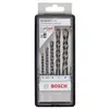 Image de Set De Forets Pour Béton Silver Percussion Robust Line, 5 Pièces, 5, 5,5, 6, 7, 8 Mm Bosch 2607010526