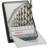 Image de Bosch Professional Zubehör, Foret, Assortiment de forets hélicoïdaux PRO Metal HSS-G, 10 pcs. (1 mm, 10 mm, 2 mm, 3 mm, 4 mm, 5 mm, 6 mm, 7 mm, 8 mm, 9 mm)