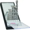 Image de Bosch Professional Zubehör, Foret, Ensemble de lignes robustes CYL-3 (10 mm, 12 mm, 4 mm, 5 mm, 6 mm, 8 mm)