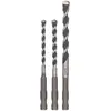 Image de Bosch Zubehör, Foret, Set multi-usage 3 pièces SDS-Quick (5 mm, 6 mm, 8 mm)