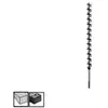 Image de bosch meche a bois - diametre 6 x 160mm - simple spirale, queue six pans