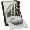 Image de Bosch Professional Zubehör, Foret, Jeu de forets hélicoïdaux PRO Stainless Steel HSS-Co, 10 pièces (1 mm, 10 mm, 2 mm, 3 mm, 4 mm, 5 mm, 6 mm, 7 mm, 8 mm, 9 mm)