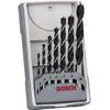 Image de Bosch Professional Zubehör, Foret, Kit de mèches hélicoïdales à bois PRO Wood. 7 pièces. (10 mm, 3 mm, 4 mm, 5 mm, 6 mm, 7 mm, 8 mm)