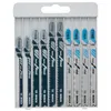 Image de Bosch 1 Kit De 10 Lames De Scie Sauteuse Pour Bois Et Métal - Bosch