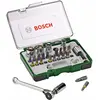 Image de Bosch Professional Zubehör, Embouts, Jeu de douilles (Clé Allen, Cruciforme Pozidriv PZ, Fente de vis)