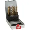Image de Bosch Professional Zubehör, Foret, Jeu de forets à métaux HSS-TiN, ProBox, 19 pièces (1 mm, 1,5 mm, 10 mm, 2 mm, 2,5 mm, 3 mm, 3,5 mm, 4 mm, 4,5 mm, 5 mm, 5,5 mm, 6 mm, 6,5 mm, 7 mm, 7,5 mm, 8 mm, 8,5 mm, 9 mm, 9,5 mm)