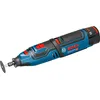 Image de Bosch Professional GRO 12 V LI 06019C5001 Outil multifonction sans fil + 2 batteries, + accessoires, + mallette 9 pièces 12 V 2 Ah