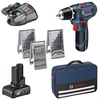 Image de Perceuse-visseuse 12 V GSR 12V-15 + 1 batterie 2 Ah + 1 batterie 4 Ah + chargeur + Sacoche BOSCH 0615990G6L