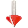 Image de Bosch 2608629370 Fraise à Rainurer Droit En V 8 Mm D 31,8 Mm Longueur 19 Mm G 51 Mm 90°