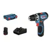 Image de Bosch 1 Perceuses-visseuses Sans-fil Gsr 12v-15 Fc Flex 2 Batteries 2,0 Ah