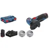 Image de Meuleuse d'angle 12V GWS 12V-76 + 2 batteries 3Ah + chargeur + L-BOXX - BOSCH - 06019F200B