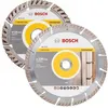Image de Lot 2 Disques diamant BOSCH 125 mm / 230 mm spécial maçon - 06159975H9