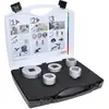 Image de Bosch Professional Zubehör, Foret, Jeu de couronnes de forage PRO Ceramic dry X-Lock, 68 x 33, 51 x 33, 35 x 33, 25 x 33, 20 x 33 mm (20.0 cm, 35.0 mm, 51, 51 mm, 68)