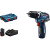 Image de Perceuse-visseuse 12V GSR 12V-35 professional + 2 batteries 3Ah + chargeur + coffret L-BOXX - BOSCH - 06019H8002
