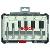 Image de Coffret de 6 fraises droites à queue de 8 mm Ø12/16/20 mm BOSCH - 2607017466