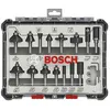 Image de Coffret de 15 fraises mixtes à queue de 8 mm - BOSCH - 2607017472