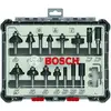 Image de Bosch Professional Zubehör, Tête de fraisage, Jeu de 15 fraises, tige de 1/4 de pouce pour fraiseuses à main