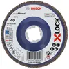 Image de Bosch Professional Zubehör, Abrasifs, PRO X571 Disque à lamelles X-Lock, 115 mm, G40 (40)