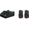 Image de Bosch 1 Set De 2 Batteries 12v Et Chargeur Rapide - Bosch