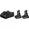 Image de Bosch Professional, Batterie outillage + chargeur, Starter Set (12 V)