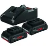Image de Pack de 2 batteries 18V ProCORE 4Ah + chargeur rapide - BOSCH - 1600A01BA3
