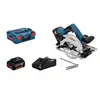 Image de Bosch 1 Scie Circulaire Gks 18v-57 G, Chargeur Gal 18v-40 L-boxx