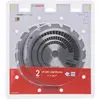 Image de Bosch Zubehör, Lame de scie, Lot avantageux de lames de scie circulaire 2x Construct Wood 235x30x2.8/1.8x16T