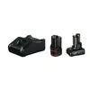 Image de Bosch 1 Batteries Gba 12v 2.0ah, Gba 12v 4,0 Ah Et Avec Chargeur Gal 12v-40