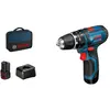 Image de Bosch Professional, Perceuse + Visseuses sans fil, GSB 12V-15 (Perceuse-visseuse à percussion)