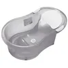 Image de DBB REMOND Baignoire bébé + transat intégré - Gris Translucide