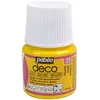Image de Pebeo Deco - Peinture - peinture acrylique - jaune - opaque - brillant - 45 ml