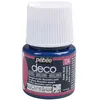 Image de Pebeo Deco - Peinture - peinture acrylique - bleu foncé - opaque - brillant - 45 ml