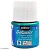 Image de Peinture textile Setacolor opaque effet métallique - Turquoise - 45 ml