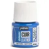 Image de Peinture pour cuir et simili - Bleu océan - Setacolor Cuir - Pébéo - 45ml