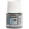 Image de Peinture pour cuir et simili - Gris béton - Setacolor Cuir - Pébéo - 45ml