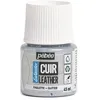 Image de Peinture pour cuir et simili - Paillette argent - Setacolor Cuir - Pébéo - 45ml