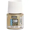 Image de Peinture pour cuir et simili - Paillette or - Setacolor Cuir - Pébéo - 45ml