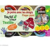 Image de Kit de Peinture au doigt bébé Textile Pebeo - Couleurs nacrées