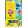 Image de Pebeo, Peinture loisirs créatifs, Kit Tactilcolor 4 Tubes Animaux De La Mer (20 ml)
