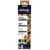 Image de Pebeo, Peinture loisirs créatifs, Set Initiation Setacolor Opaque Mat 6 Flacons Assortis de (20 ml)
