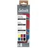 Image de Pebeo, Peinture loisirs créatifs, Set Initiation Setasilk 6 Flacons Assortis de (20 ml)