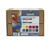 Image de Couleurs Pour Textiles Pebeo Coffret Collection Setasilk - 10x45ml Coffret Collection - 10x45ml