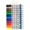 Image de Couleurs Pour Textiles Pebeo 7a Marqueurs Tissu Clair Pointe Pinceau 1 Mm - Etui 12 Couleurs Assorties Etui 12 Couleurs Assorties