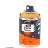 Image de Bombe de peinture - Tissus - Textile - Orange - Sans solvant - Pébéo - 100ml