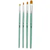 Image de Pebeo, Pinceau, 4 pinceaux MC noisette-polyorange