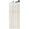 Image de Pinceau Pebeo - Assortiment de 8 brosses en polyamide brun