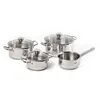 Image de Batterie de cuisine Tefal A705A835 Duetto Set 7 pièces Induction Inox